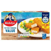 Birds Eye 10 Fish Fingers Value 250g  Adomoo